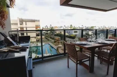 Apartamento mobiliado, 02 suítes, 02 vagas cobertas em muro alto