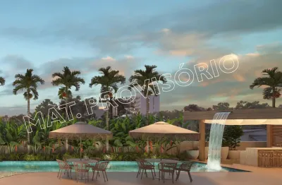 Apartamento, com varanda integrada, lazer completo com serviços.