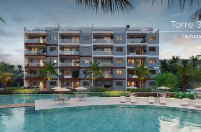 Apartamento tipo, 04 quartos, 03 suítes, 02 vagas, beira mar de carneiros