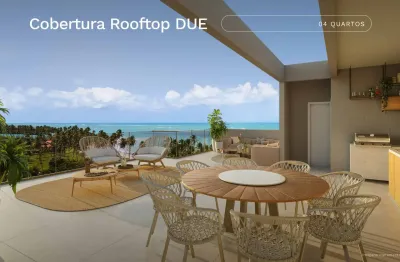 Apartamento 04 quartos tipo, beira mar de carneiros, 03 suítes