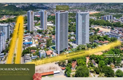 Apartamento, com muito verde na zona oeste, alto padrão, 02 quartos