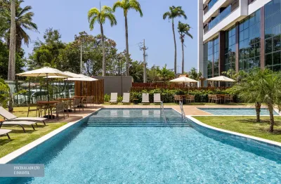 Apartamento na varzea com muito verde, 02 quartos, suíte e vaga de garagem