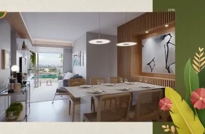 Apartamento, 02 quartos, 01 suíte, varanda, muito lazer e verde para seu conforto