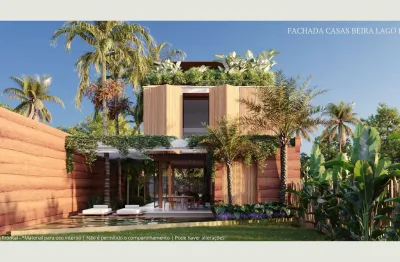 Casa vista lago, beira mar da praia do torque em alagoas, 04 suítes