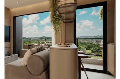 Apartamentos, 02 quartos na varzea, muito verde ao redor ao lado do golf club