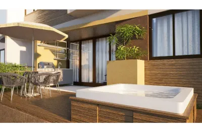 Apartamento 03 quartos, 02 suítes, 02 vagas, beira mar de carneiros