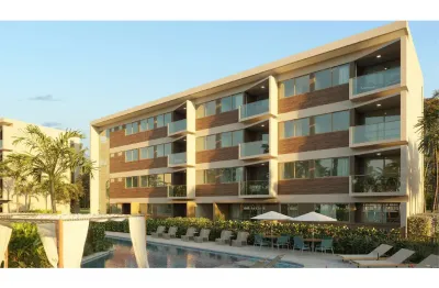 Apartamento 02 quartos, 01 suíte, 01 vaga, a 100m² do bora bora