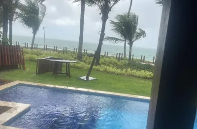 Casa frente mar em praia de muro alto, 04 quartos, 100% mobiliada