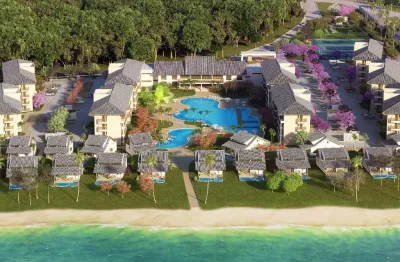 Casa frente mar pé na areia em praia de muro alto, mobiliada, 04 quartos