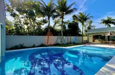 Casa de condomínio 700m² com 5 suítes à venda no jardim acapulco, guarujá