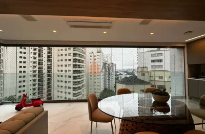 Elegante apartamento a venda de alto padrão mobiliado no paraíso com 156m²