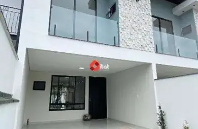 Casa geminada à venda, 3 quartos, 3 suítes, 2 vagas, saguaçu - joinville/sc