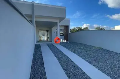 Casa geminada à venda, 2 quartos, 3 vagas, rio branco - guaramirim/sc