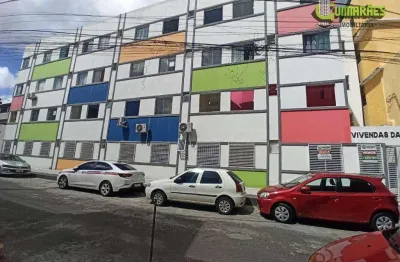 Apartamento com 2 quartos, 32 m² - venda por r$ 145.000 ou aluguel por r$ 950/mês - ribeira - salvador/ba
