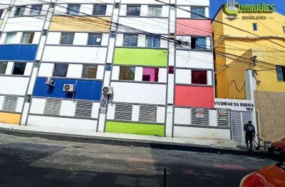 Apartamento com 2 quartos para alugar, 35 m² por r$ 1.190/mês - ribeira - salvador/ba