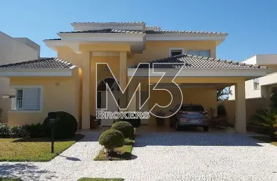 Sobrado à venda em campinas, alphaville dom pedro, com 4 suítes, com 388.83 m², alphaville dom pedro