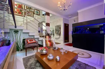 Sobrado à venda e para locação em campinas, swiss park, com 3 suítes, com 290 m², swiss park