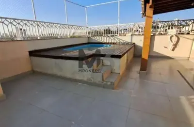 Cobertura à venda em campinas, parque brasília, com 3 quartos, com 140 m², edifício riviera