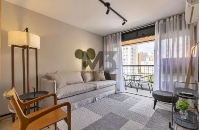 Apartamento à venda e para alugar em campinas, cambuí, com 1 quarto, com 48 m², edifício carmel