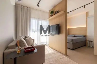 Apartamento para alugar em campinas, cambuí, com 1 quarto, com 39 m², mm536