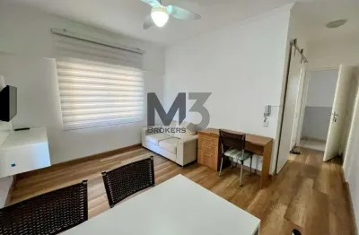 Apartamento para alugar em campinas, cambuí, com 1 suíte, com 54 m², edifício santos dumont