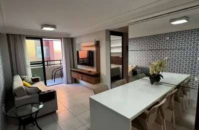 Maravilhoso apartamento todo mobiliado para locação em manaíra