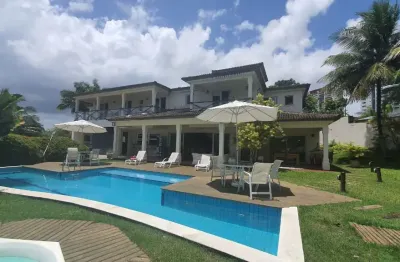 Casa em condomínio fechado com 5 quartos para alugar na Rua Jandiroba, 543, Patamares, Salvador