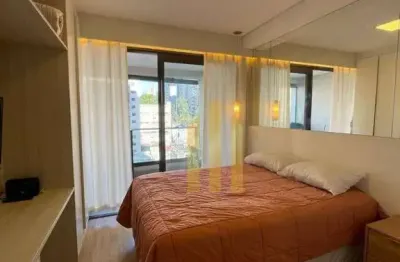Studio todo mobiliado para alugar, 26 m² por r$ 3.150/mês - cerqueira césar - são paulo/sp