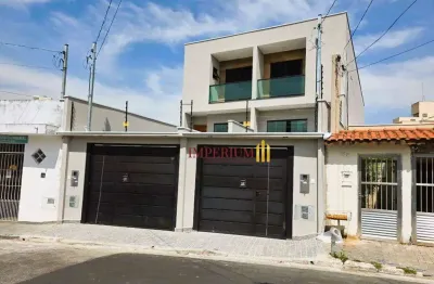 Sobrado novo com 3 suítes, 5 vagas e 180m² à venda, 180 m² por r$ 1.170.000 - parque rodrigues alves - são paulo/sp