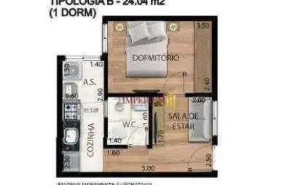 Apartamento com 1 dormitório à venda, 24 m² por r$ 270.350,00 - jardim sao paulo(zona norte) - são paulo/sp