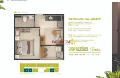 Apartamento com 1 dormitório à venda, 25 m² por r$ 205.965,00 - vila gustavo - são paulo/sp