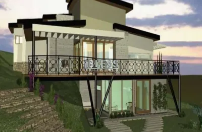 Terreno em declive à venda no condomínio de alto padrão fazenda campo verde (caxambu - jundiaí)! projeto arquitetônico aprovado pela prefeitura!