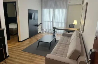 Apartamento (flat) mobiliado para locação na avenida nove de julho - jundiaí - ap05170