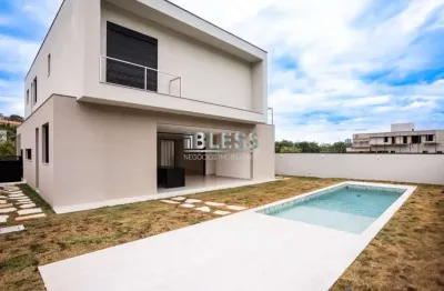 Casa à venda no condomínio de alto padrão alphaville jundiaí - cc00448