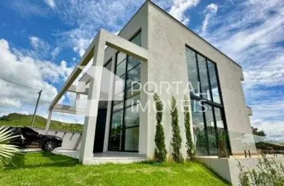 Casa alto padrão para venda, 3 suítes. 4 vagas, cava grande - marliéria/mg - ca462