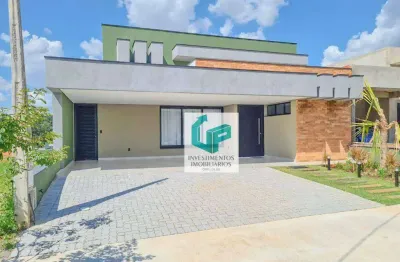 Casa térrea com 3 suítes à venda no condomínio residencial gramados de sorocaba - sorocaba/sp