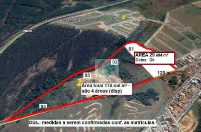 Área à venda, 29494 m² por r$ 4.500.000,00 - jardim sao carlos - salto de pirapora/sp