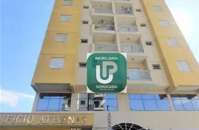Apartamento com 3 dormitórios à venda, 114 m² por r$ 630.000,00 - condomínio edifício athenas - sorocaba/sp
