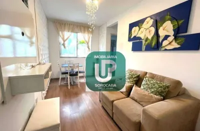 Apartamento com 2 dormitórios à venda, 47 m² por r$ 215.000,00 - condomínio parque sicília - votorantim/sp