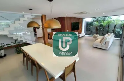 Sobrado com 4 dormitórios à venda, 427 m² por r$ 3.900.000,00 - alphaville nova esplanada i - votorantim/sp