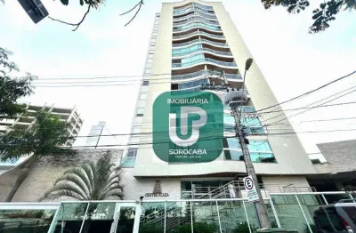 Apartamento com 3 dormitórios à venda, 122 m² por r$ 850.000,00 - edifício center plaza - sorocaba/sp