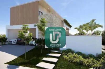 Sobrado com 4 dormitórios à venda, 360 m² por r$ 2.490.000,00 - condomínio chácara ondina - sorocaba/sp