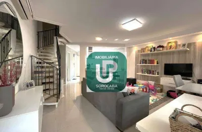 Sobrado com 3 dormitórios à venda, 108 m² por r$ 790.000,00 - condomínio villa santa rosália - sorocaba/sp