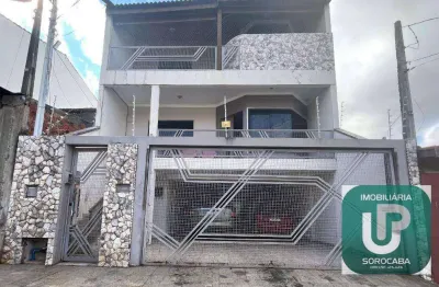 Sobrado com 3 dormitórios à venda, 309 m² por r$ 580.000,00 - wanel ville - sorocaba/sp