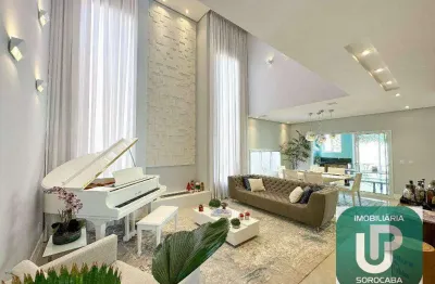 Sobrado com 3 dormitórios à venda, 320 m² por r$ 3.200.000,00 - alphaville nova esplanada - votorantim/sp