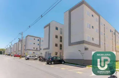 Apartamento com 2 dormitórios à venda, 47 m² por r$ 196.100,00 - caguaçu - sorocaba/sp