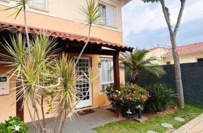 Sobrado com 2 dormitórios para alugar, 68 m² por r$ 3.643,12/mês - condomínio villa flora - votorantim/sp
