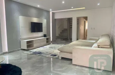 Sobrado com 4 dormitórios, 272 m² - venda por r$ 890.000,00 ou aluguel por r$ 5.704,17/mês - jardim paulistano - sorocaba/sp