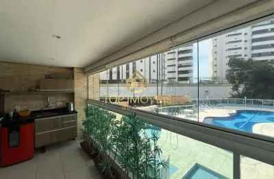 Apartamento a 50 metros da praia das astúrias - vista para o mar guarujá/sp