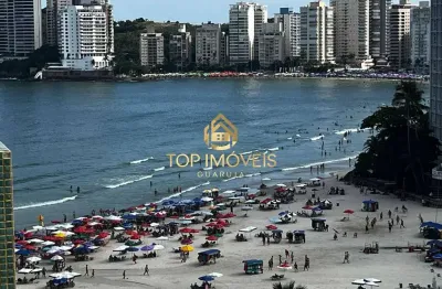 Apartamento com varanda e vista para o mar - pitangueiras guarujá sp